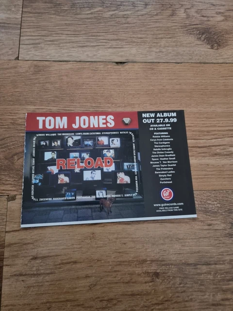 TNEWM57 ADVERT 5X8 Reload: The Cardigans. Robbie Williams. Mousse T £4. ...