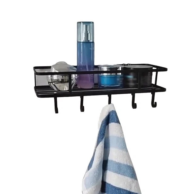 Organizer scaffale doccia ad angolo inox set confezione da 3 con gancio 2