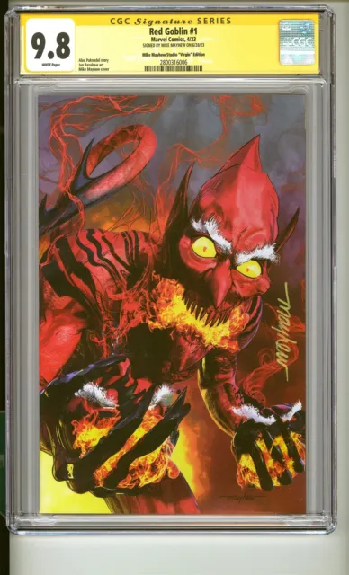 RED GOBLIN #1 CGC SS 9.8 NM/MT Mike Mayhew Virgin Edition 2023 WP