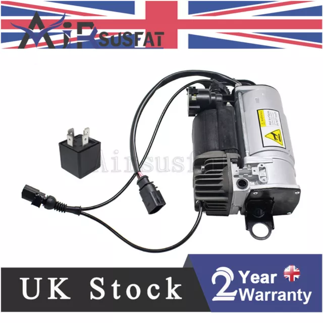 Air Suspension Compressor Pump + Relay + Valve Block For Audi Q7 4L 2006-15⭐⭐⭐⭐⭐ 3