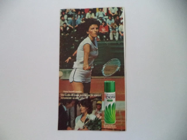 ADVERTISING PUBBLICITÀ 1973 REXONA e MARIA NASUELLI EUR 6,00 PicClick FR