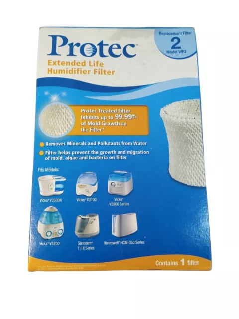 Protec Antimicrobial Treatment Kaz WF2 Replacement Humidifier Filter