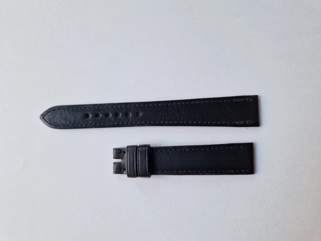 Bracelet De Montre HERMÈS En Cuir De Veau Bleu – 20mm Pour Montre HERMÈS