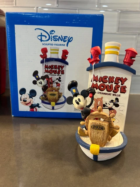 Figurine Enesco – Mickey Steamboat Willie – The Best Of Mickey Collection