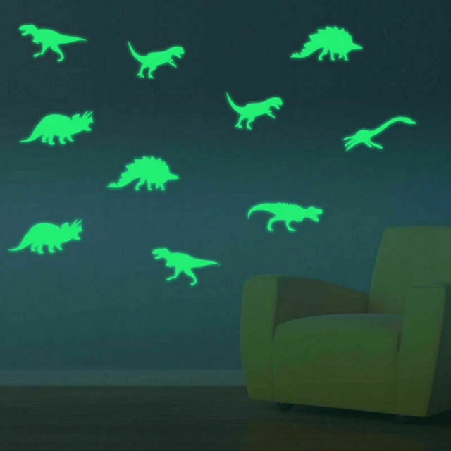 Poster Luminous Sticker Dinosaur Wall sticker Fluorescent Removable Art Baby DIY