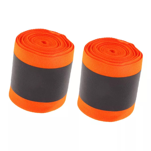 2X 3M REFLEKTIERENDES Band / Reflektorband 5cm breit Orange Band Gurt zum  EUR 8,95 - PicClick DE