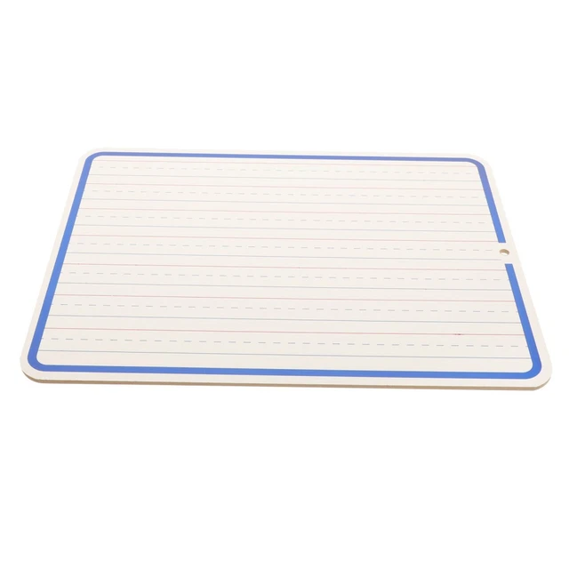 Petit Tableau Blanc Effaçable A5 Pliable Portable 33.8x24cm - Avec 2 Chiffons Pour Maison Bureau École