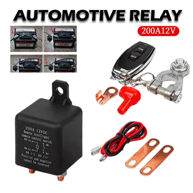 24V Car Battery Disconnect Cut Off Isolator Master Switch W/1PCS Remote Control