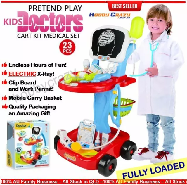 Doctors Kit Pretend Play Dress-up Kids Boys Doctor Medical Kit Toy Medical Nurse