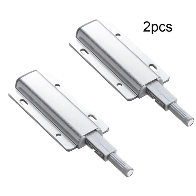 2X Heavy Duty Metal Push To Open Catch Cabinet-Door Kitchen Wardrobe Hardware