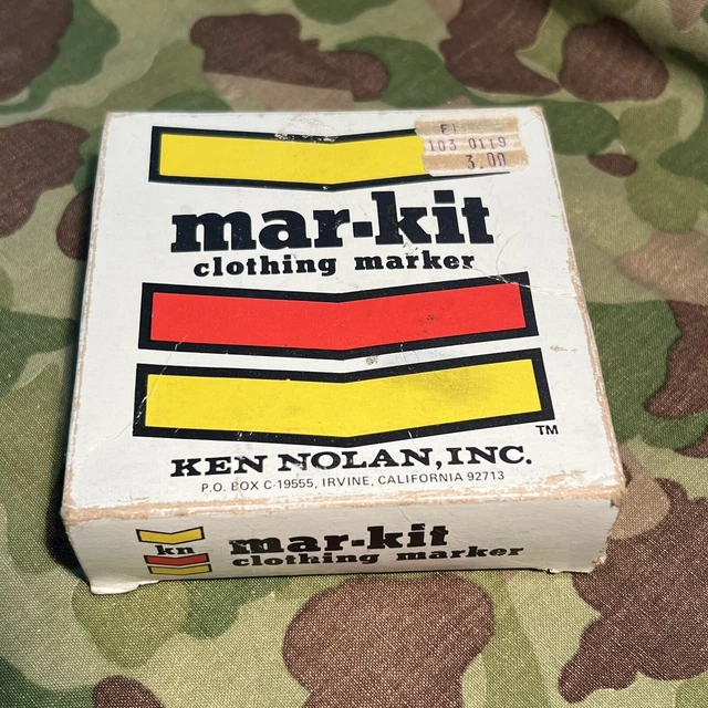 VINTAGE USMC Clothing Marking Kit early Version / Vietnam War era by