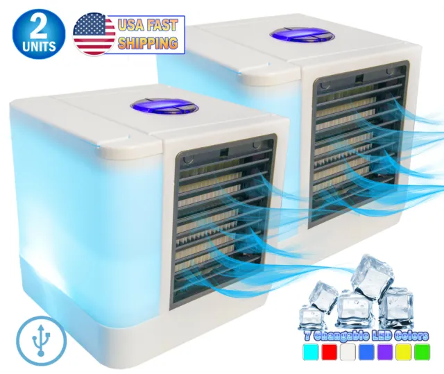 2 Polar Portable Air Conditioner Small Personal Evaporative Space Cooler AC