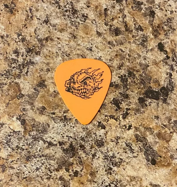 NEW FOUND GLORY - CHADBALL Chad Gilbert Tour Issued Guitar Pick Orange