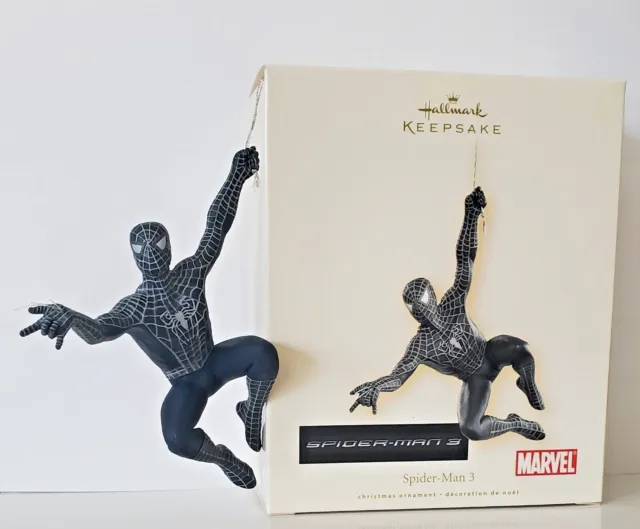 Hallmark Keepsake Ornament - 2007 Spiderman 3 Black Costume (Never Displayed)