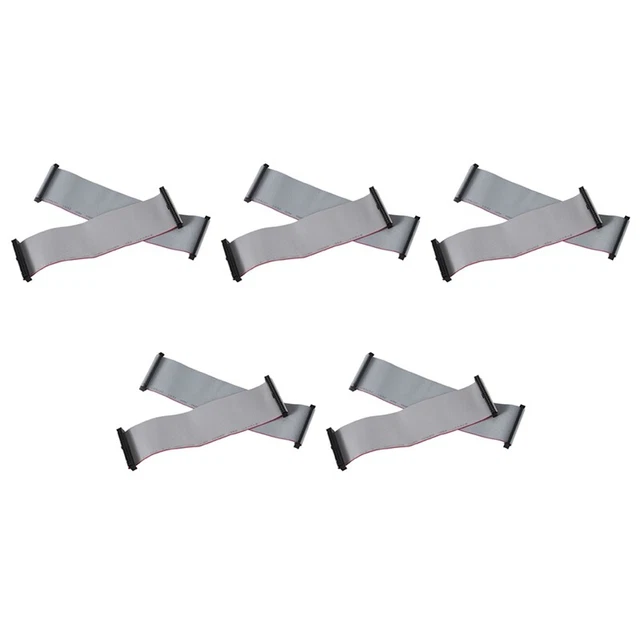 10pcs 2.54mm 40-Pin Female to Female IDE PATA Ribbon Cable 20cm S6I8