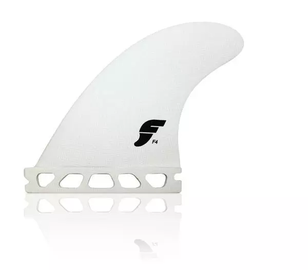 Future Fins - F4 Fg Small Tri Surfboard Fin Set In White