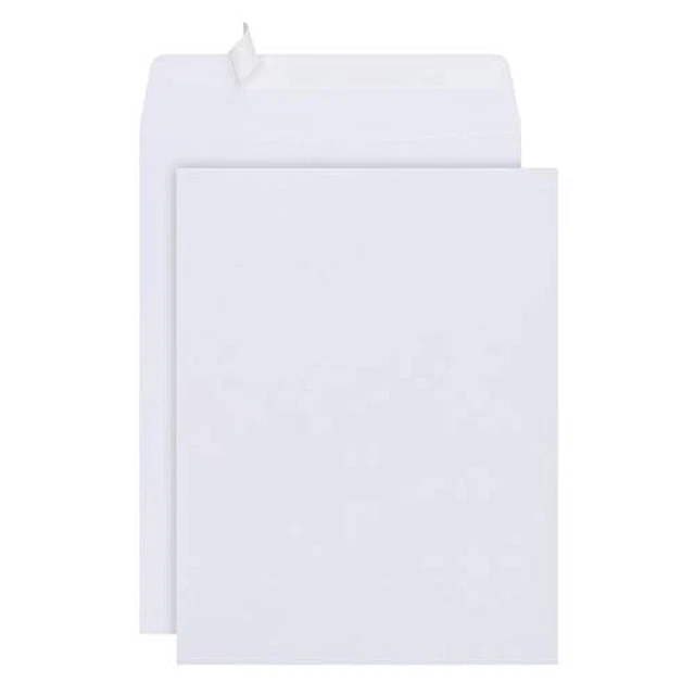 Office Depot Clean Seal(TM) Catalog Envelopes, 10in. x 13in, White, 25 Pack