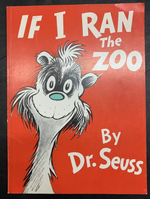 If I Ran The Zoo 1977 Random House Softcover Edition, Banned Dr. Seuss Book