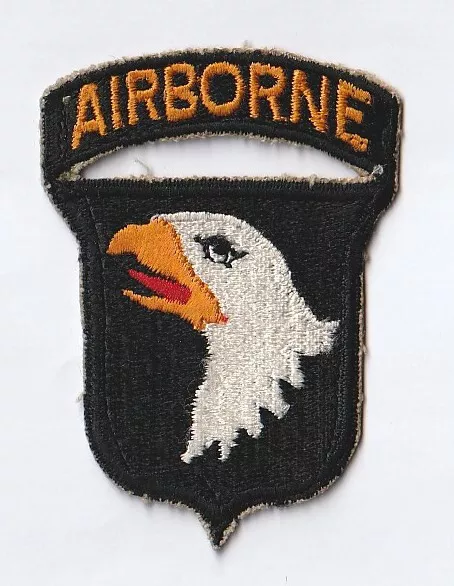 WWII - 101st AIRBORNE DIVISION "Tab Attaché" (Original patch) # 4