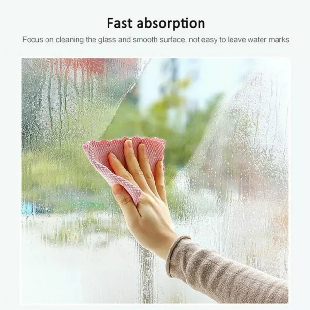 NanoScale Streak-Free Miracle Home Cleaning Cloths Dust Kitchen (Reusable) Pcs 8