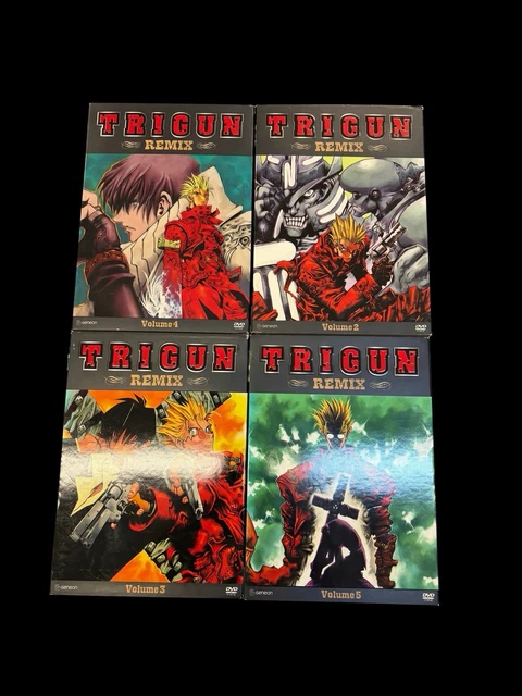 TRIGUN DVD LOT of 7 (Vol. 1, 2, 3, 5, 6, 7, 8) **Missing Vol. 4