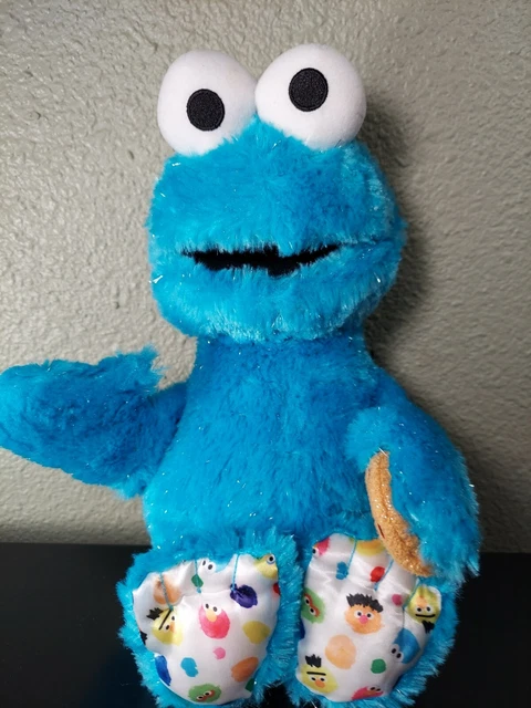 ADORABLE ISAAC MIZRAHI Loves Sesame Street Cookie Monster Plush W 