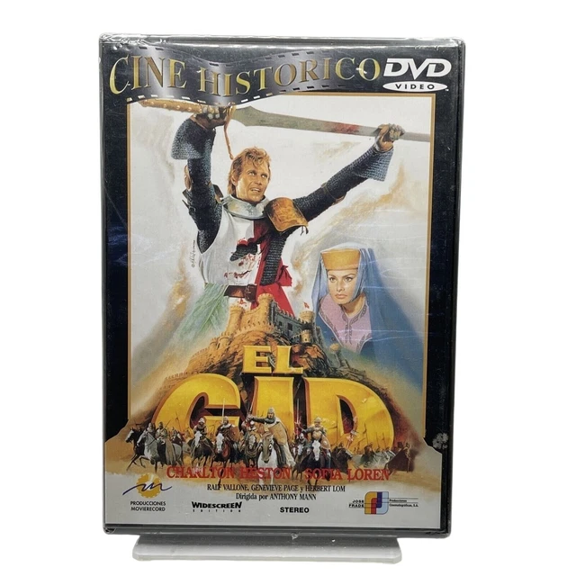 EL CID The Greatest Romance and Adventure In A Thousand Years DVD Spanish Versio