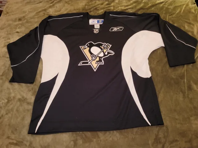 Pittsburgh Penguins Reebok CCM Black Practice Jersey XL
