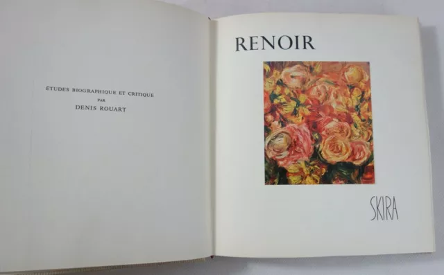 RENOIR reproductions en couleurs SKIRA Le goût de notre temps n°7 1954 ROUART