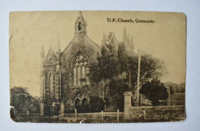 Postcard UF Church Ross & Cromarty Scotland Unposted Reliable Series VINTAGE