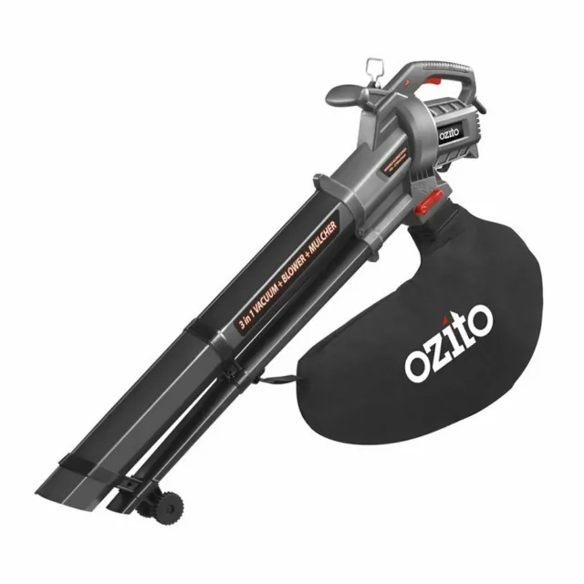 Ozito 2400W 3 In 1 Electric Blower Vacuum Mulcher