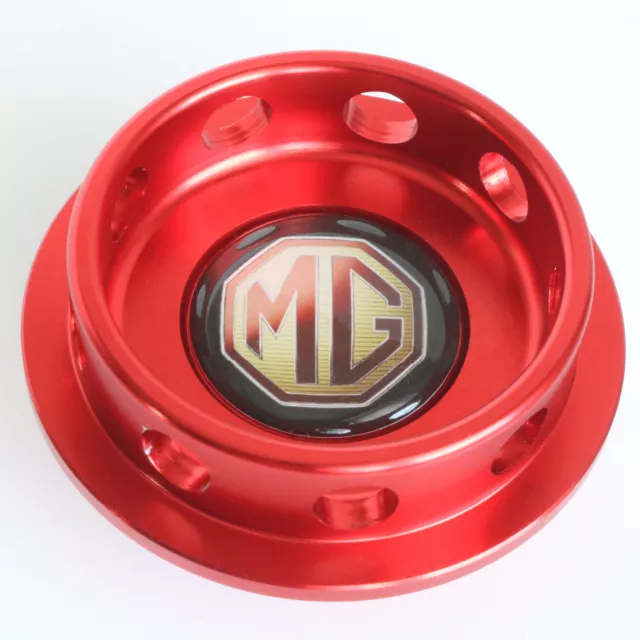 MG 6 1,8 Öleinfüllkappe rot eloxiert Billet Aluminium MG6 SAIC Kavachi Motor