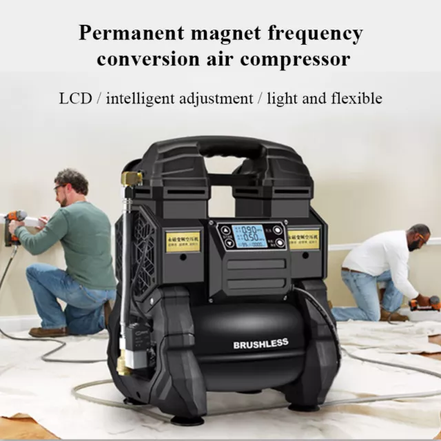 Air Pump Variable Frequency Air Compressor Oil-free Mute Woodworking Painting