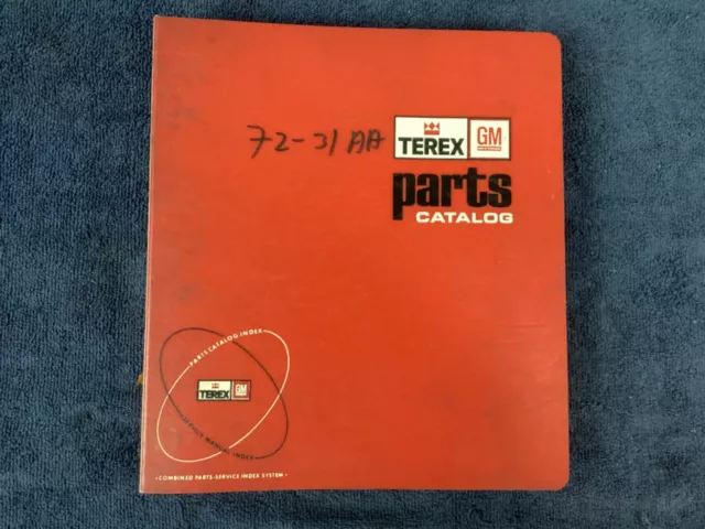 GM Terex 72-31 Loader Parts Catalog Manual