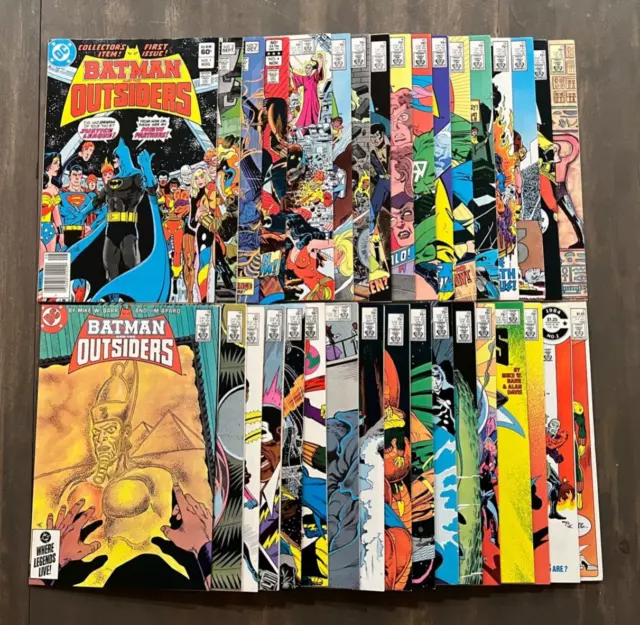 💥 Batman & the Outsiders # 1-32 + Annual 1 2 Full Series VF / NM Aparo Lot 💥