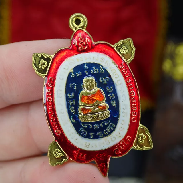 Phra Sangkachai Holy Thai amulet / LP Hong Talisman Tiny Turtle Rare Buddhism