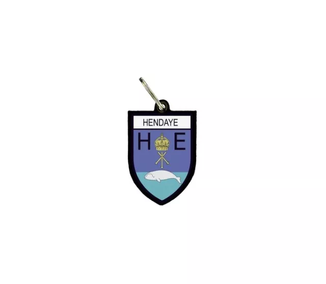 Porte cles clefs cle drapeau collection ville blason france hendaye