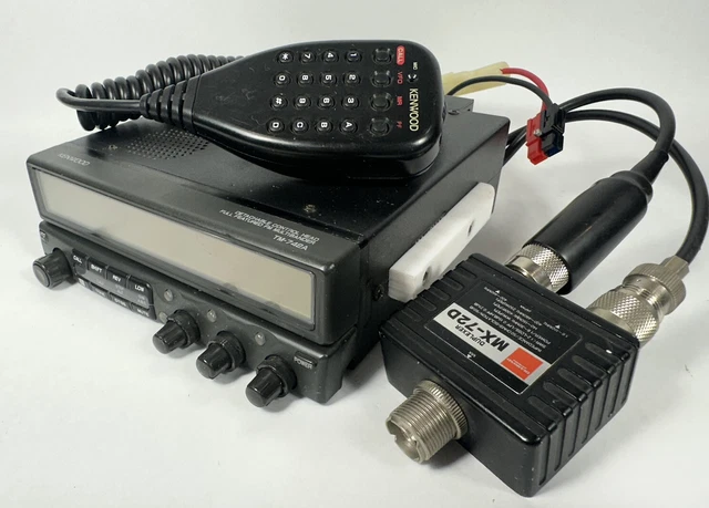 Kenwood TM-742a Ham Radio Transceiver Power On-See Description