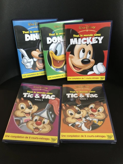Coffret 5 DVD Tout le monde les aime Mickey Donald Dingo Tic et Tac 1 et 2 8
