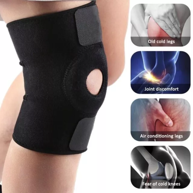 Unisex Adjustable Crash Knee Strap Sport Protective Gear Patella Running Fitness 3