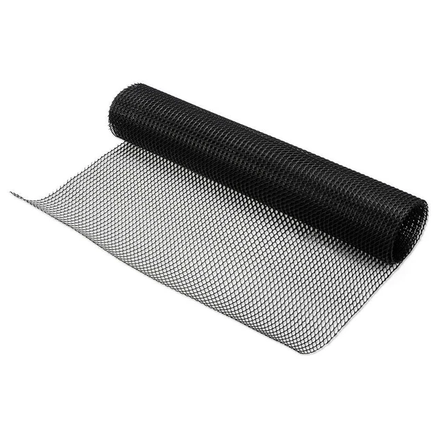 SAN JAMAR PL0105GR Shelf Liner,Black,2x10 Ft