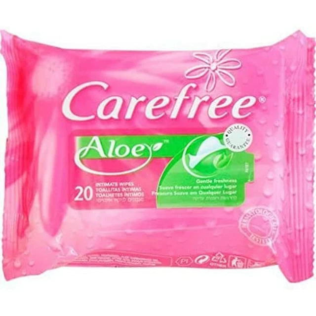 Toallitas Húmedas Carefree Aloe Vera [20 Unidades]