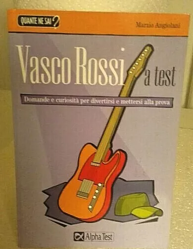 Vasco Rossi a test - libro rarissimo e unico su eBay
