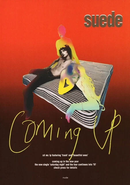 Suede - Coming Up (Red) - Full Size Magazine Advert