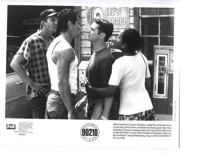 Jason Priestley Maia Campbell "Beverly Hills 90210" TV Still