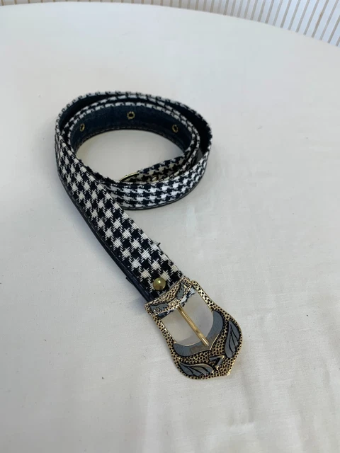 Boucle de ceinture ancienne strass art déco