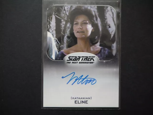 Star Trek NEXT GENERATION Trading Cards Margot Rose as ELINE Autograph