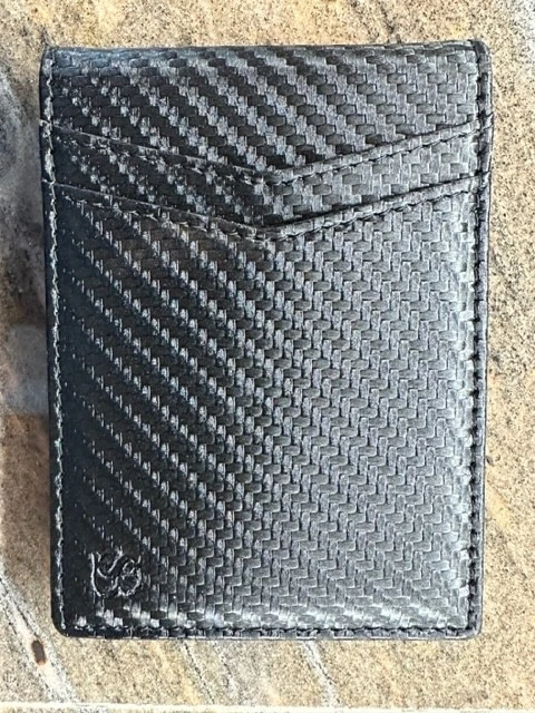 Mens SERMAN BRANDS Wallet Modern Black Transformer RFID Blocking NEW