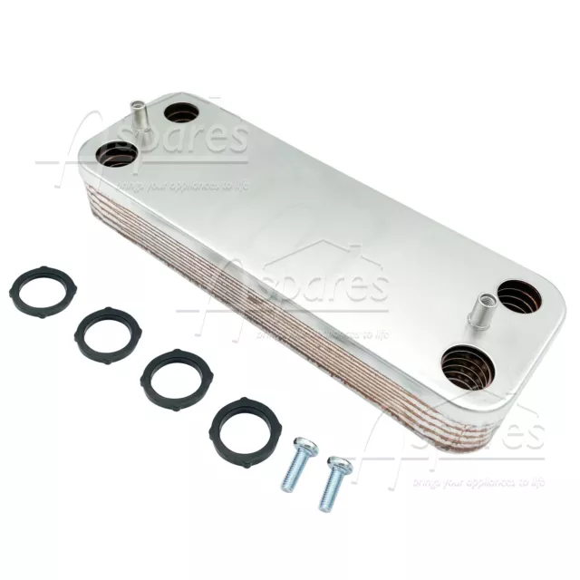 Heat Exchanger Compatible With Saunier Duval S1016600 Themaclassic F30E