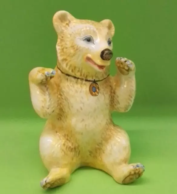 Nymphenburg   Porzellan figur Bär aufrecht Top